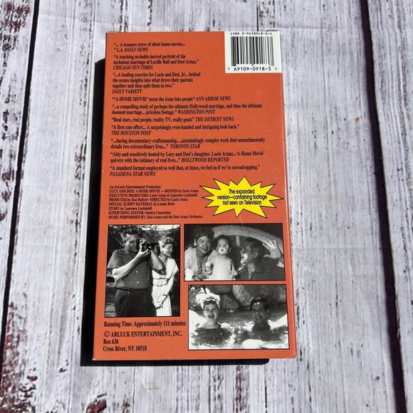 Lucy and Desi A Home Movie Vintage VHS Tape Pre-Loved - Picture 2 of 4